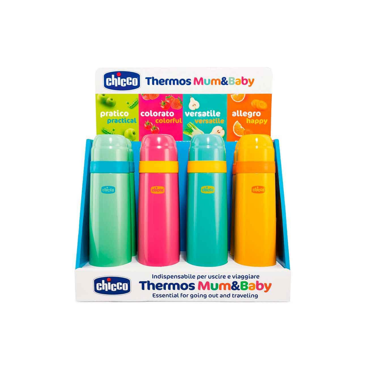 Термос Chicco Mum&Baby нержавеющая сталь 500 мл для детей с рождения