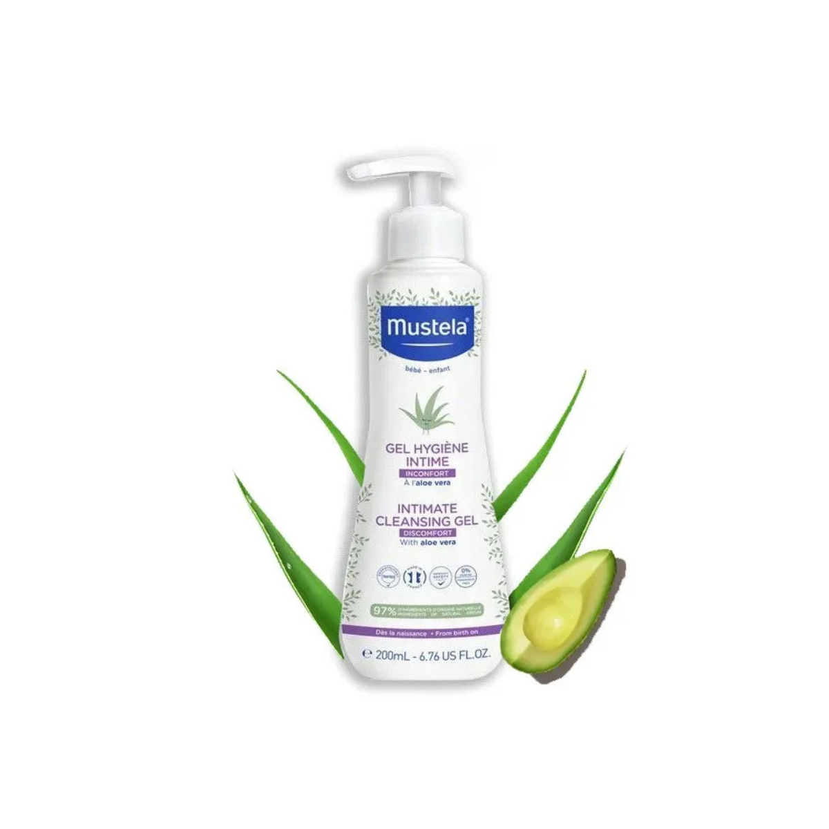 Гель для интимной гигиены Mustela 0+ без мыла 200 мл