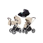 Коляска Carrello Vector Rock Beige для новорождённых с амортизацией