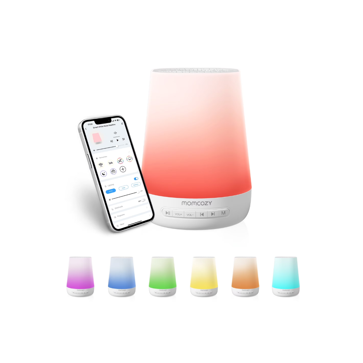 Звуковой прибор Momcozy для сна младенцев белый шум и колыбельные