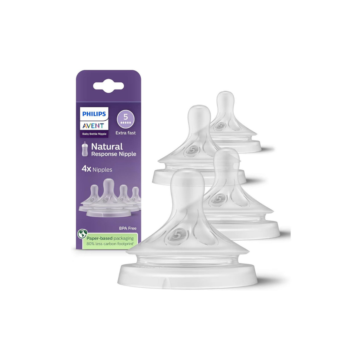 Соски Philips Avent Natural Response Flow 5 сверхбыстрые для бутылочки