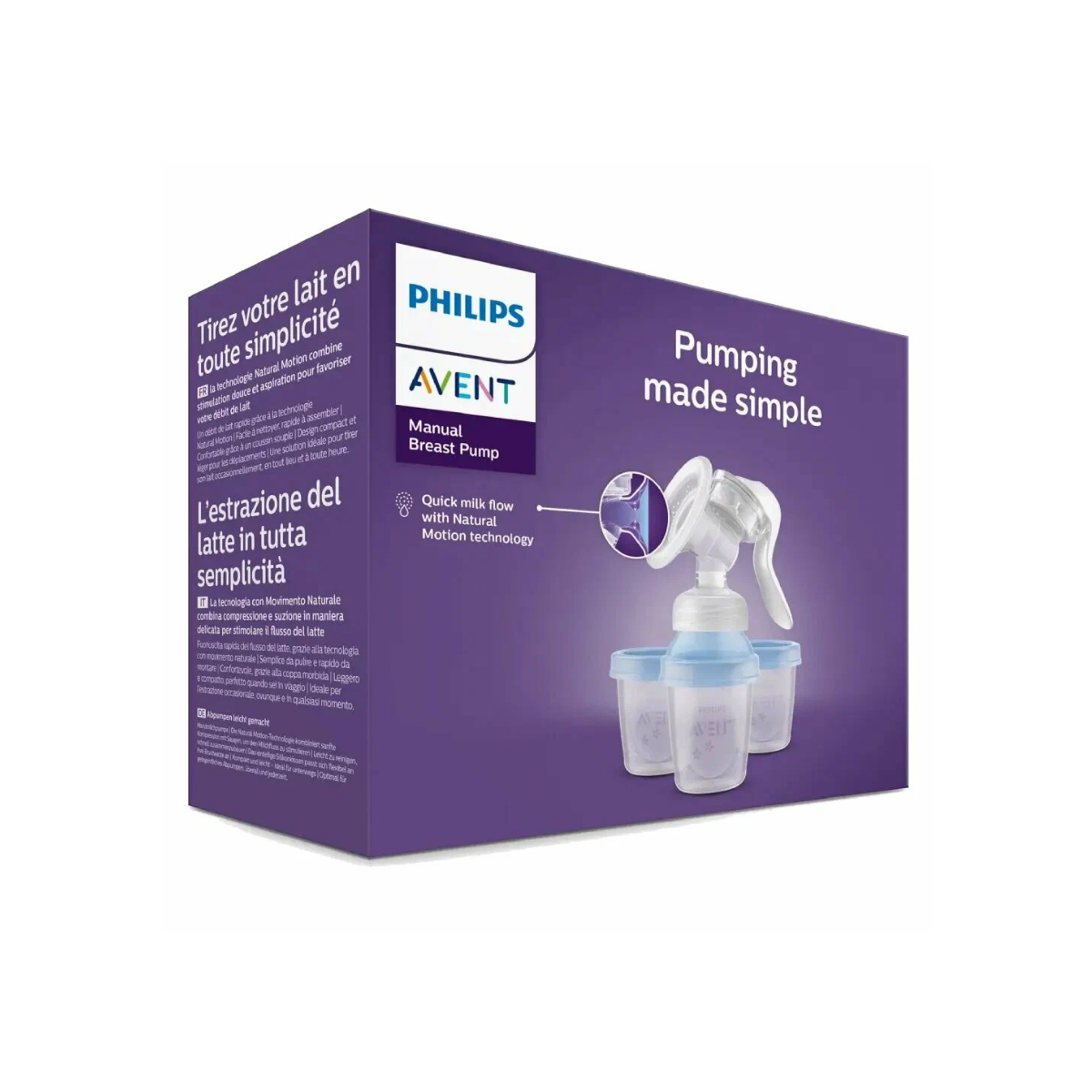 Молокоотсос Philips Avent Comfort ручной SCF430/13 с мягкой подушечкой