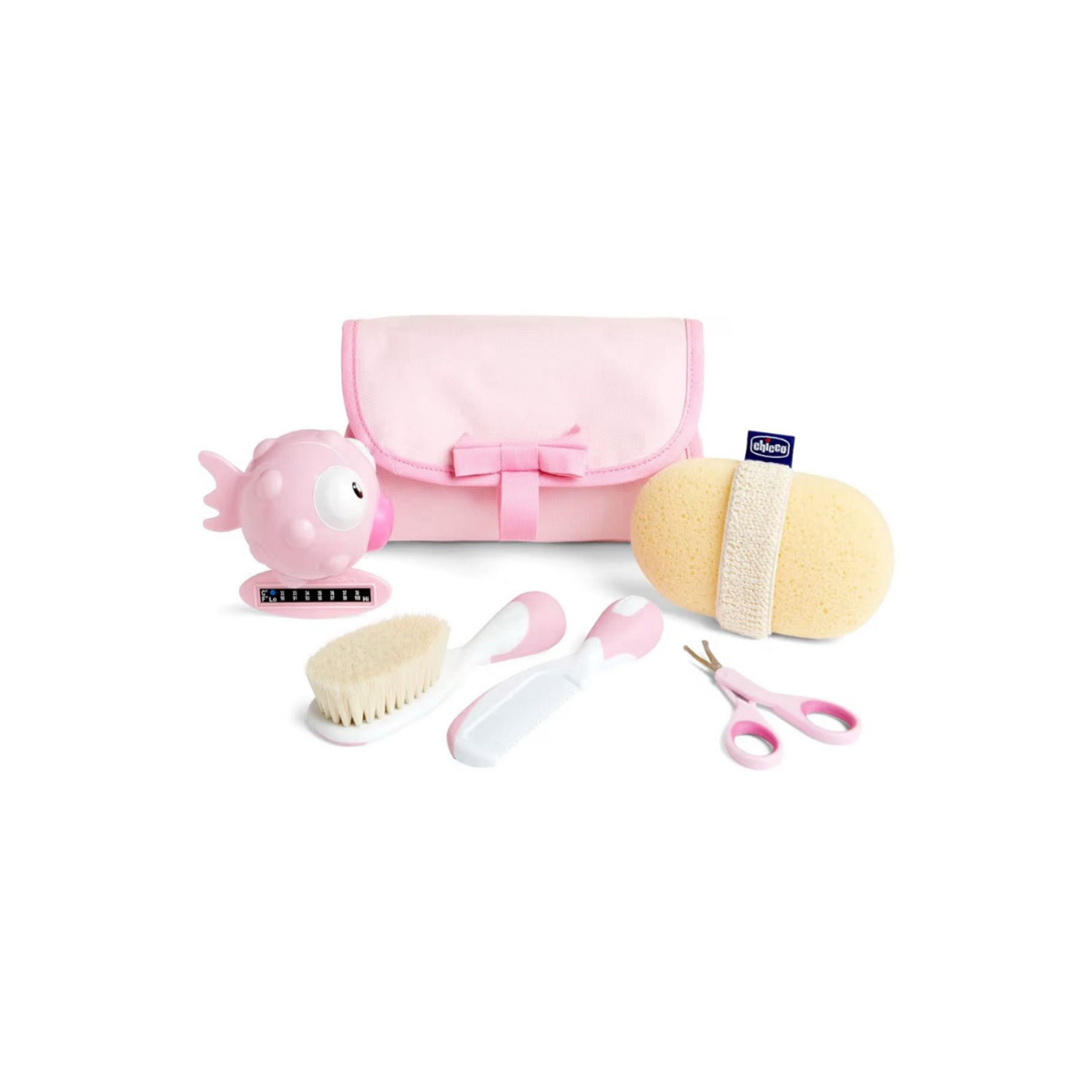 Набор Chicco Sponge Pink губка для ухода за кожей младенца розовая