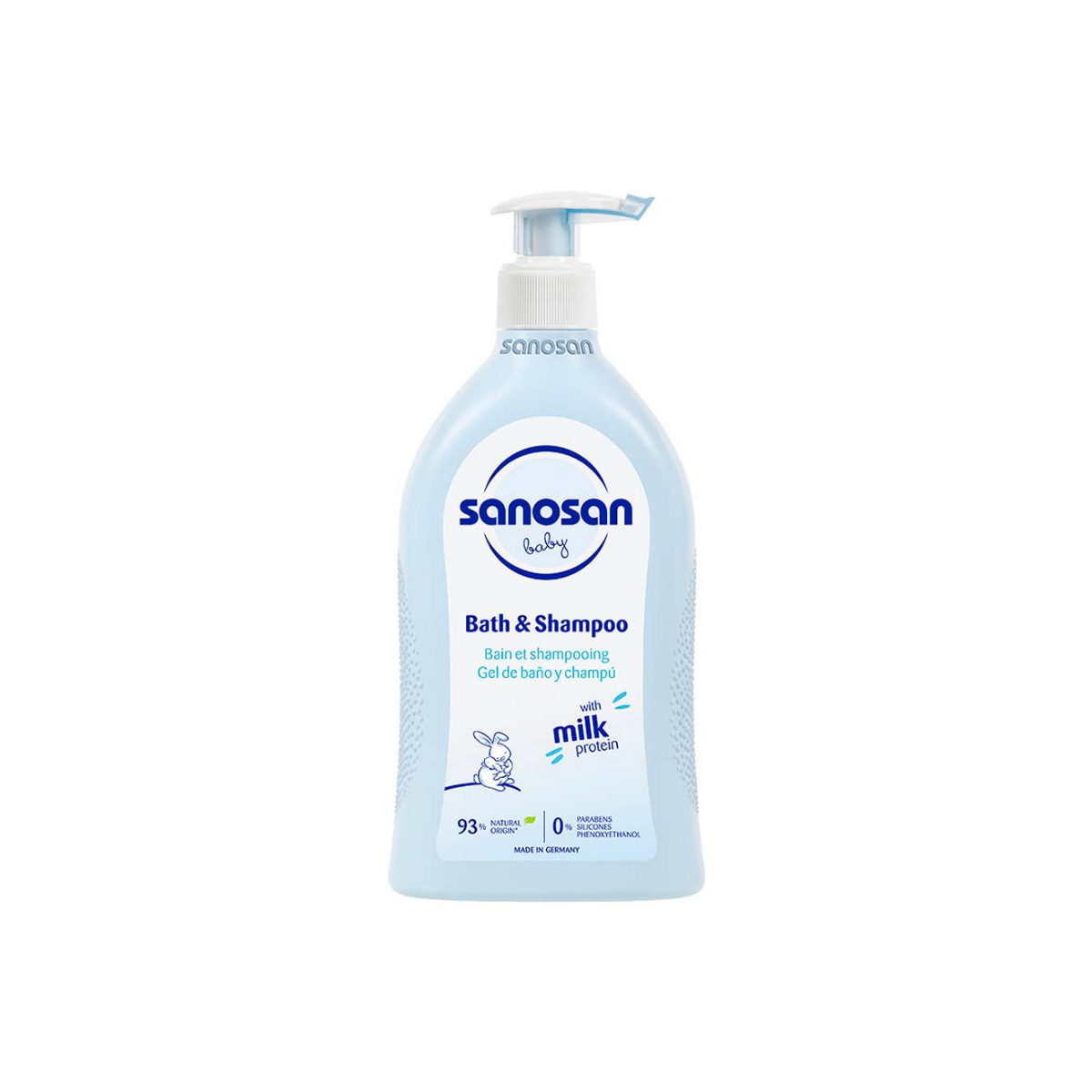 Гель-шампунь Sanosan Baby 2в1 для новорождённых 0+ месяцев 500 мл