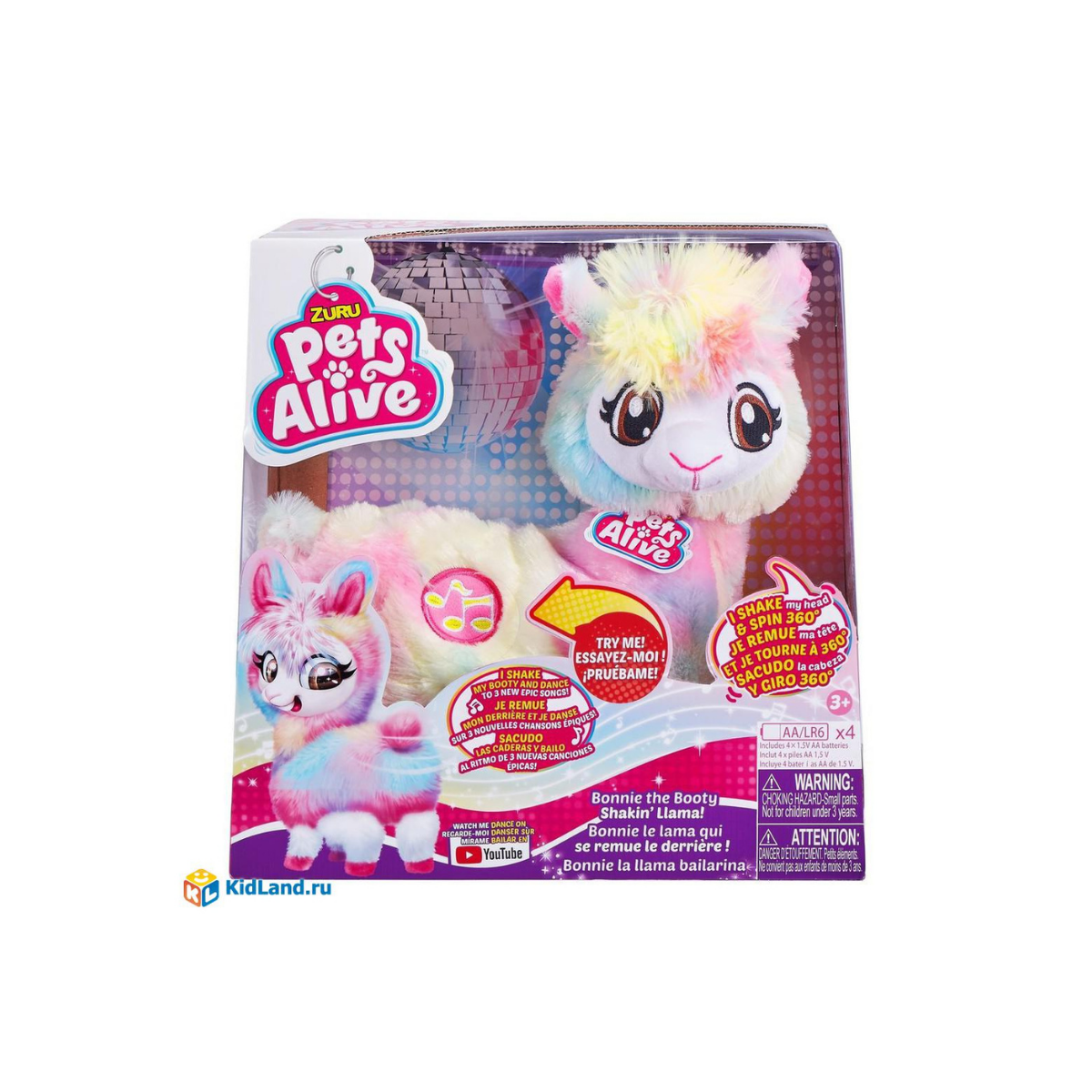 Интерактивная игрушка Pets Alive Booty Shakin Llama с музыкой и танцами