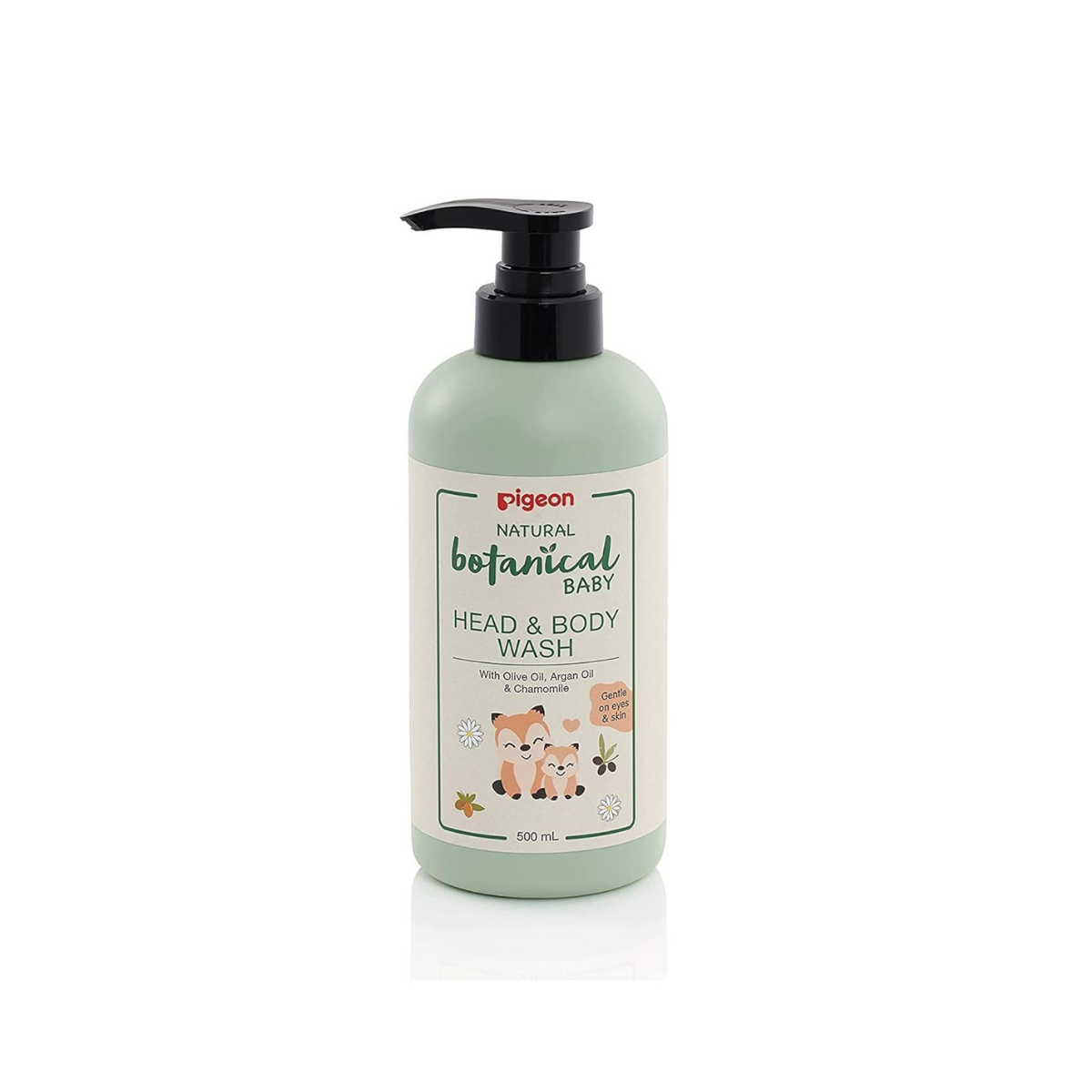 Pigeon Natural Botanical гель для тела и головы детский 500 мл