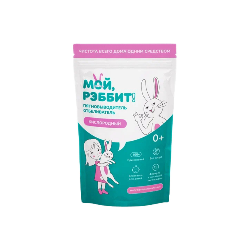 Кислородный пятновыводитель Moy, Rabbit! универсальный для детской одежды, 800 г