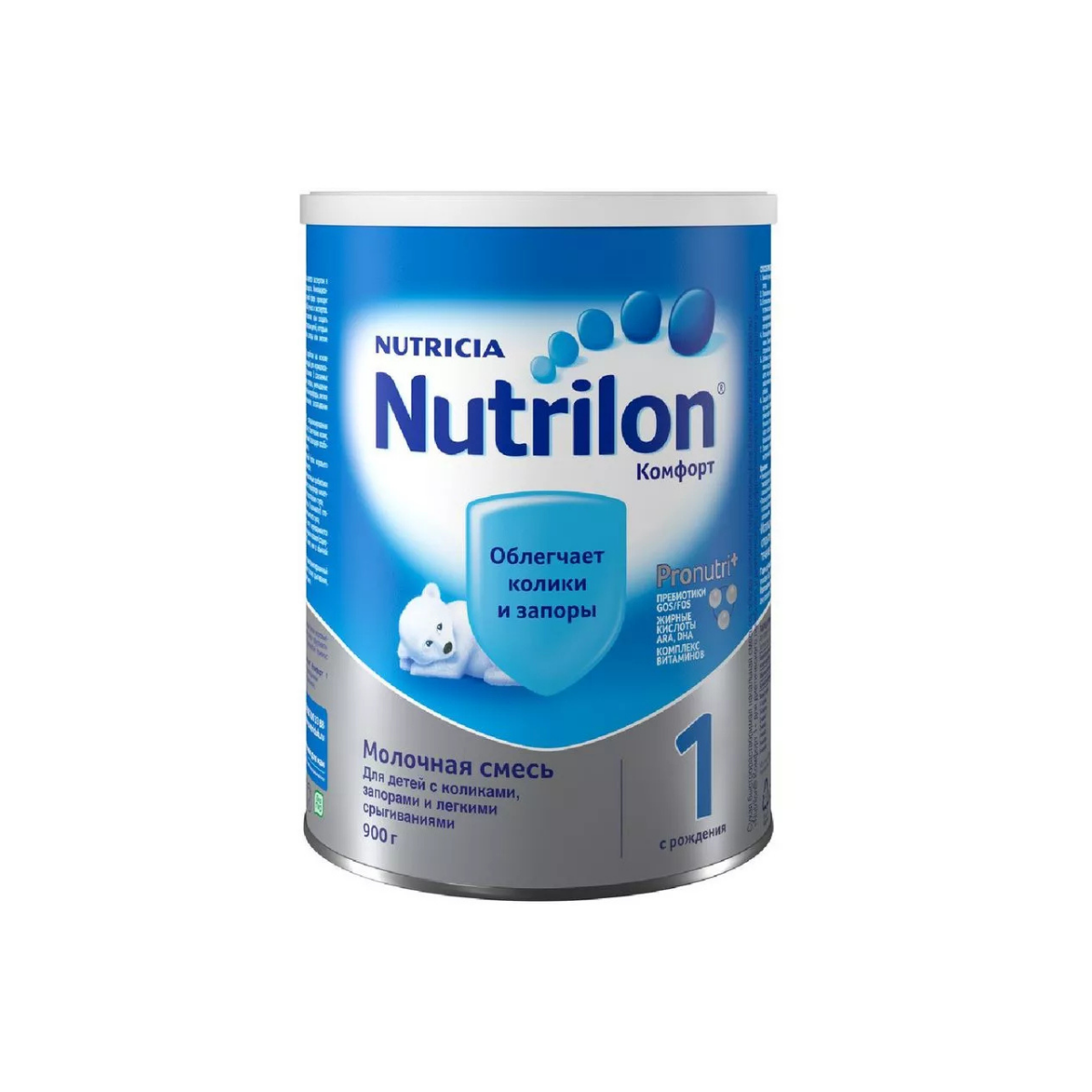Молочная смесь Nutricia Nutrilon 1 с пребиотиками 900 г с рождения