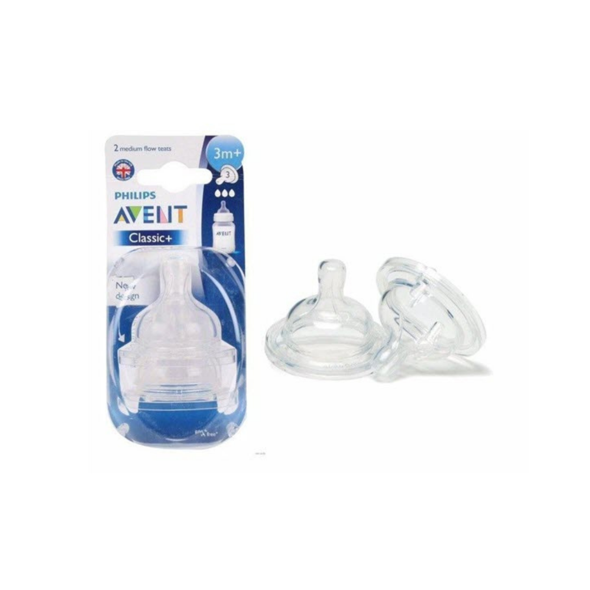 Соска Philips Avent Classic размер 3+ для малышей от 3 месяцев