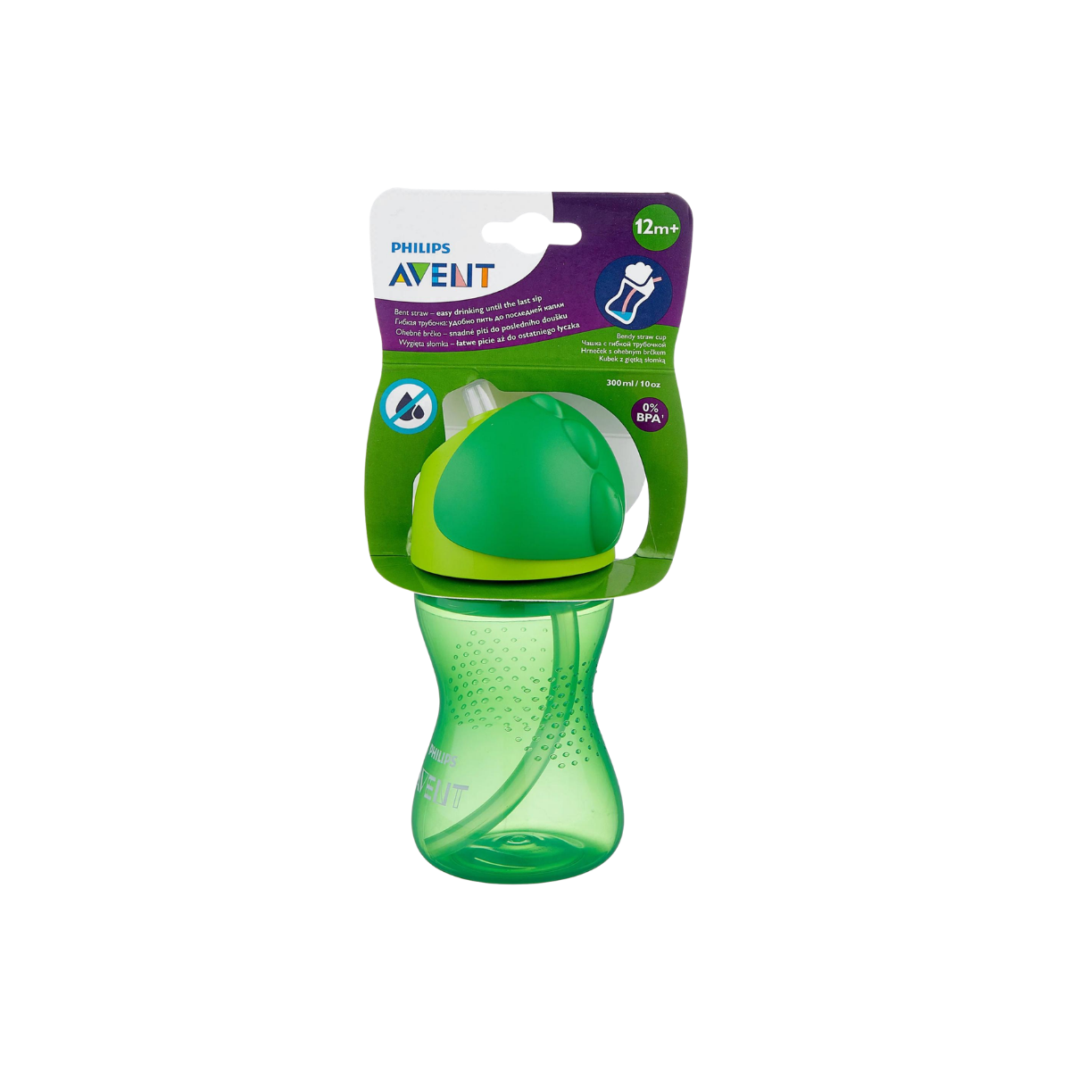 Поильник Philips Avent с трубочкой 300 мл для детей 12+ месяцев