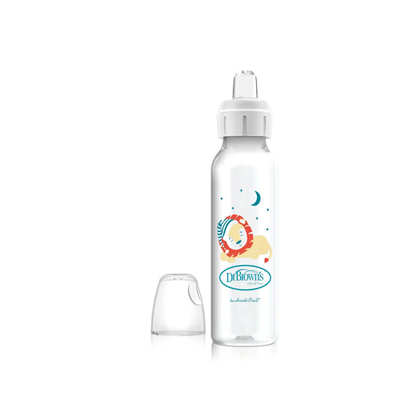 Doktor Browns 250ml tor shisha, polipropilen, sher dizayni bilan, 1 dona.