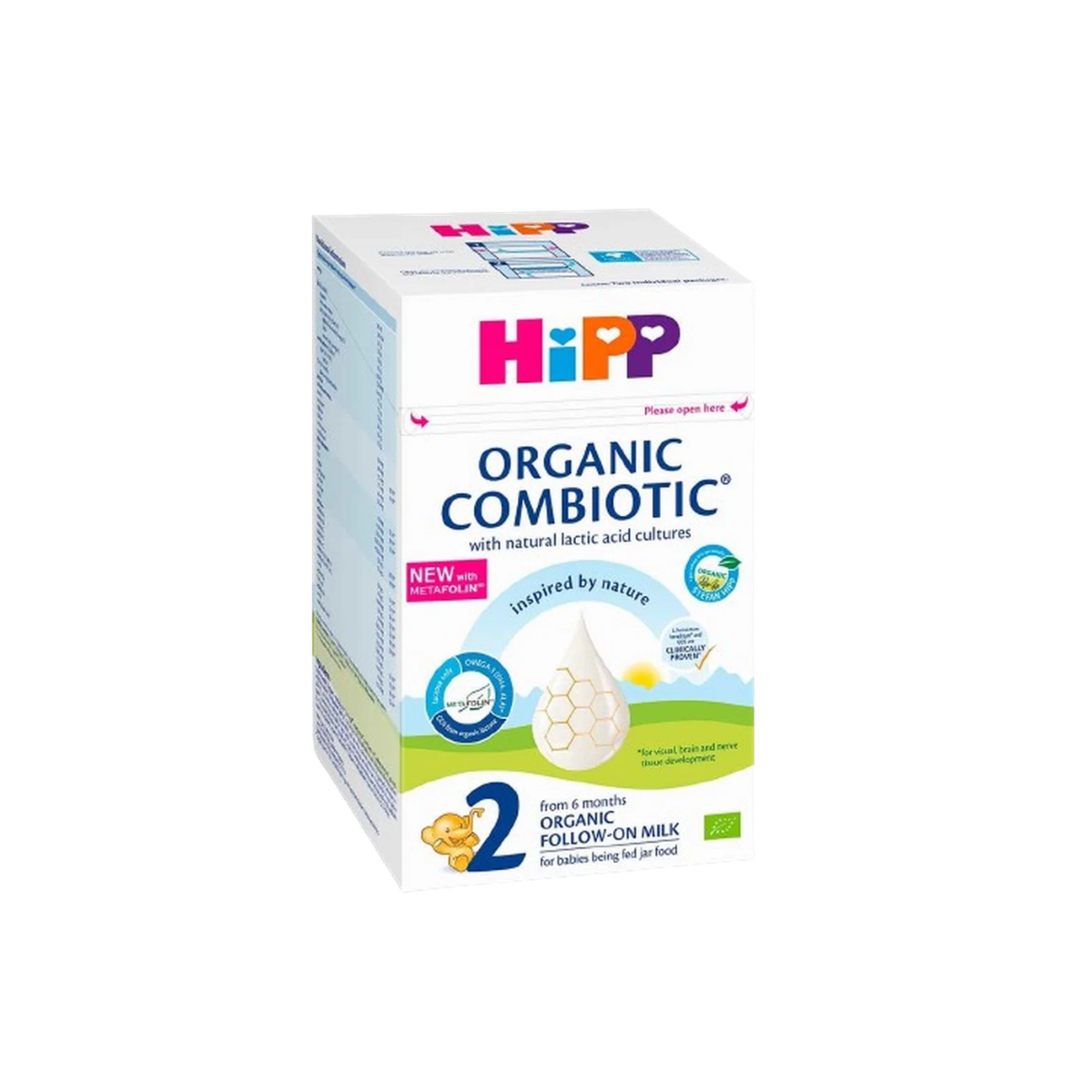 Молочная смесь HiPP Combiotic 2 органическая 800 г с 6 месяцев