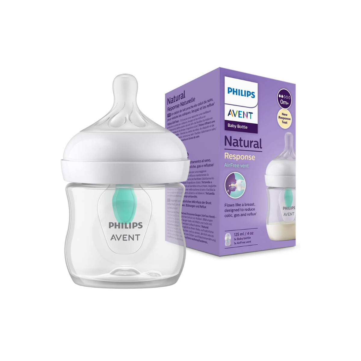 Бутылочка Philips Avent Natural Response 125 мл с клапаном AirFree