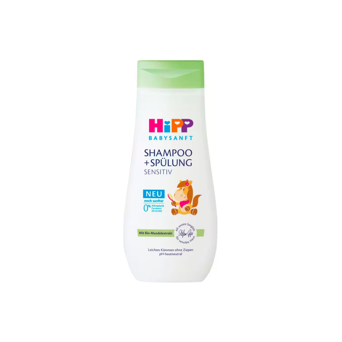 Шампунь HiPP BabySanft 2-в-1 с миндальным маслом 200 мл без слёз