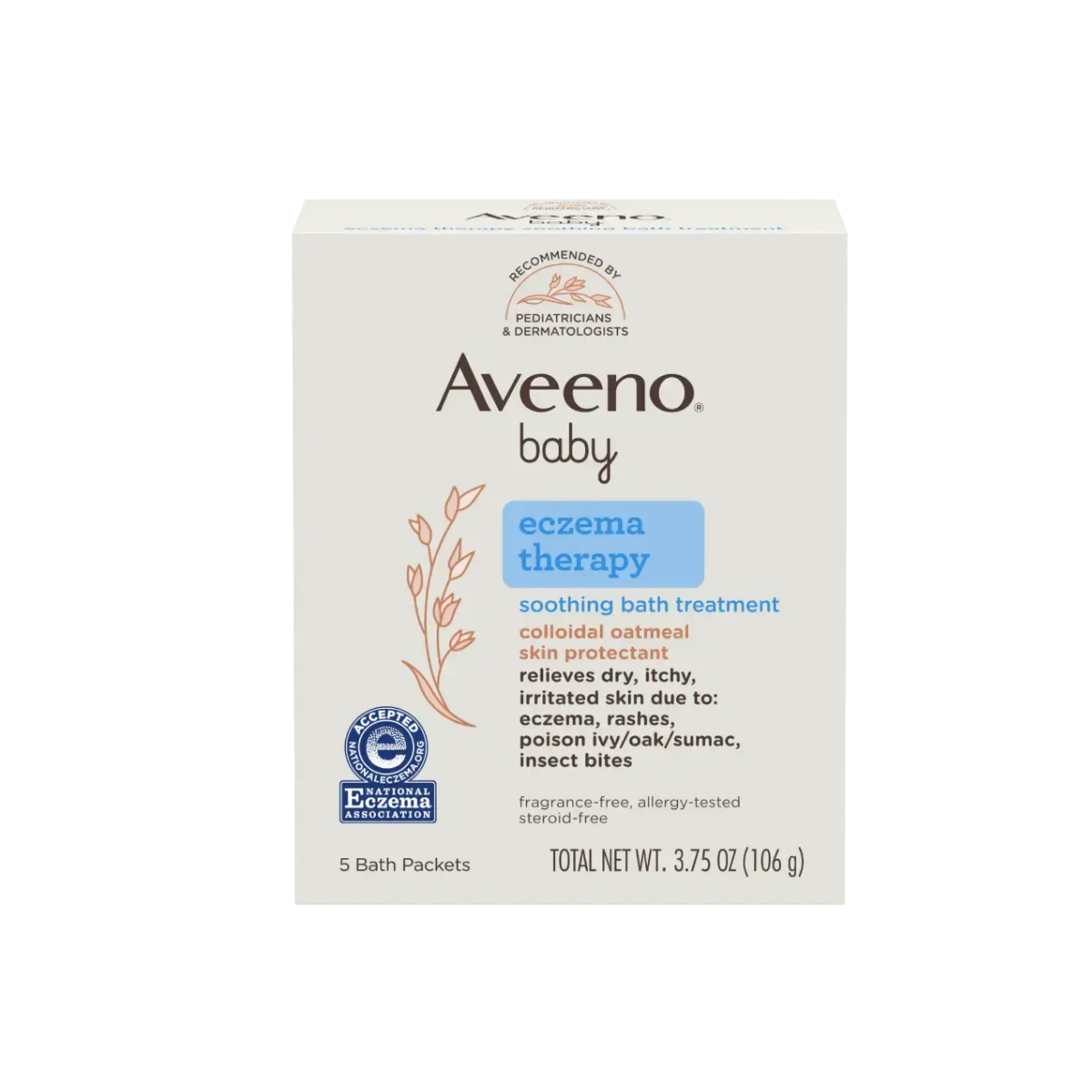 Aveeno Baby Eczema Therapy крем 106 г без ароматизаторов для чувствительной кожи
