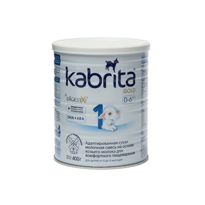 Адаптированная смесь Kabrita 1 Gold на козьем молоке, 400 г, для 0–6 месяцев