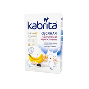 Echki sutidagi banan va olxo'ri bilan Kabrita jo'xori uni, 180 g - Bolalar ovqati