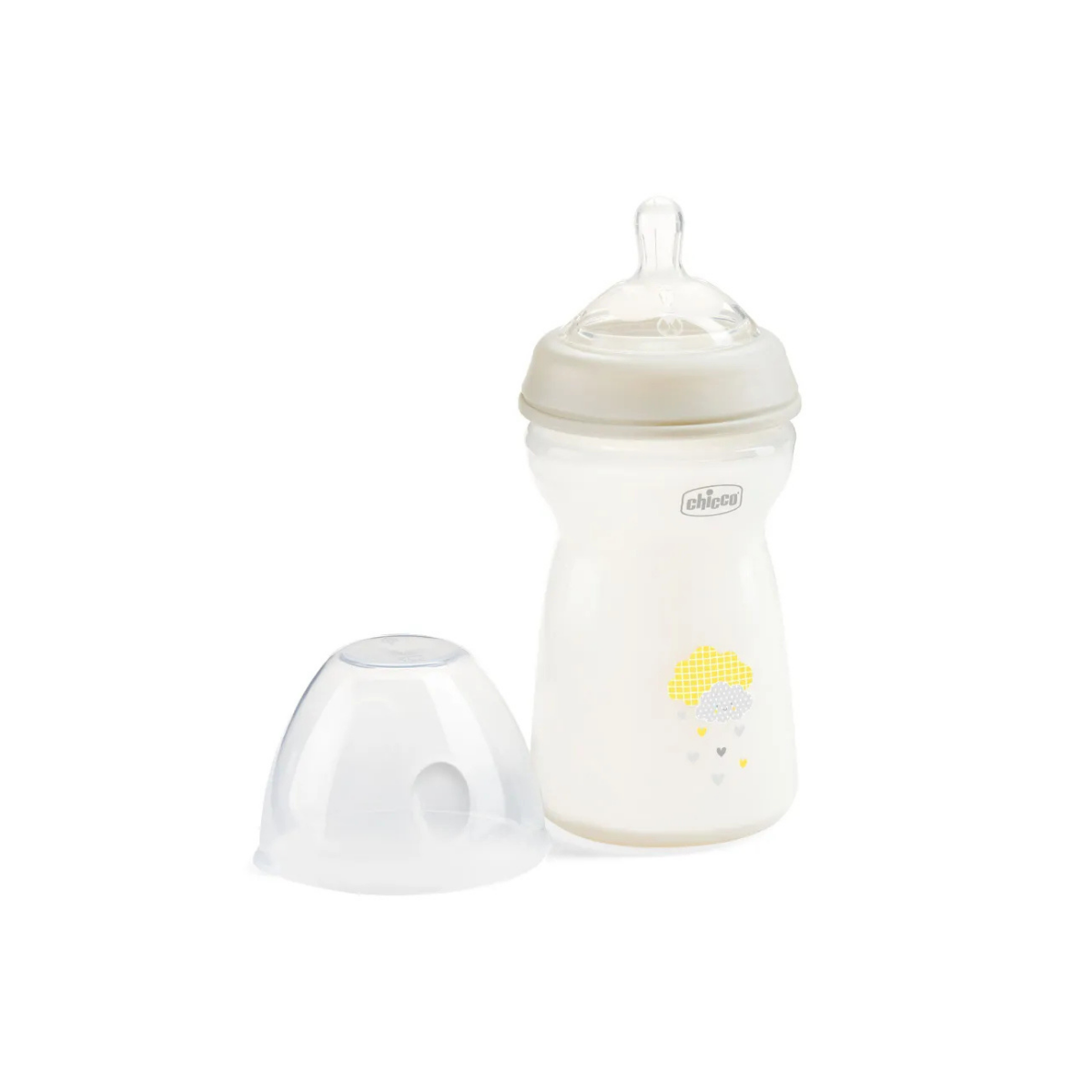 Бутылочка Chicco Natural Feeling 330 мл быстрый поток от 6 месяцев