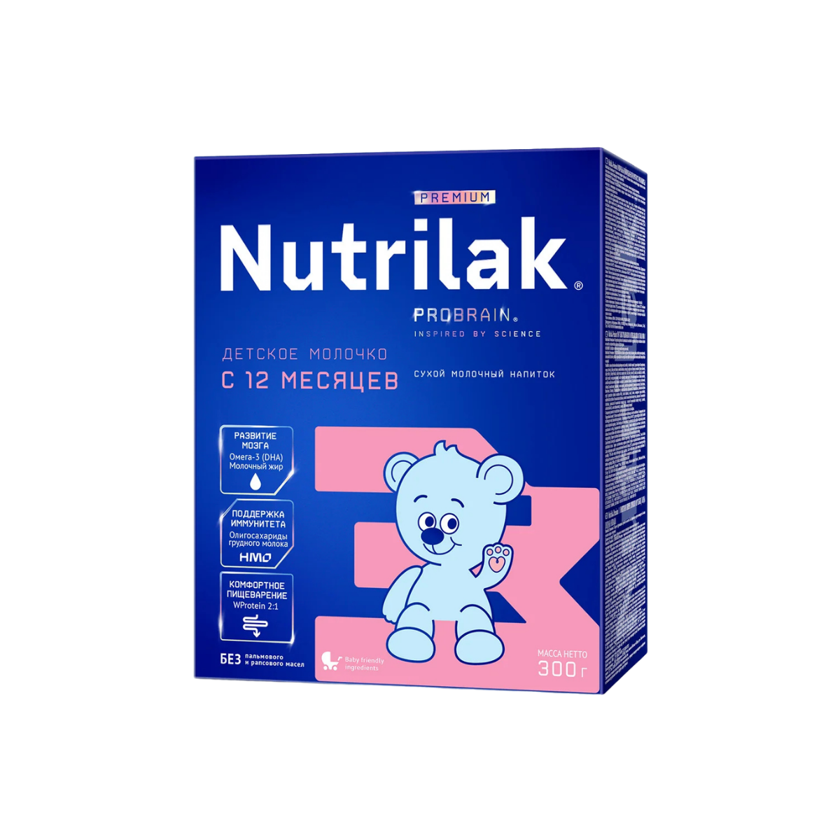 Nutrilak Premium 3 молочная смесь 300 г для детей от 12 месяцев