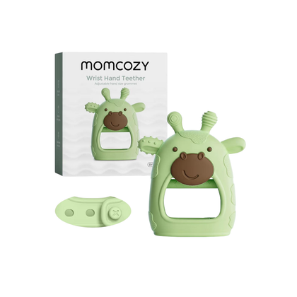 Прорезыватель Momcozy силиконовый зелёный для детей 0+ месяцев