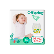 Offspring трусики-подгузники размер M (6-11 кг) 42 шт Лимоны