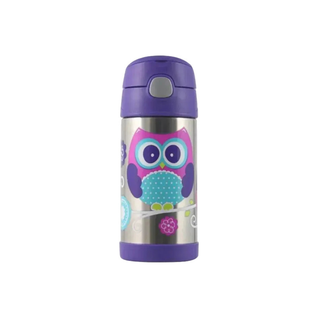 Thermos 355 мл Сова стальной детский термос с рисунком