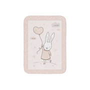 Одеяло Kikkaboo Rabbits in Love 110x140 см хлопковое для новорождённых