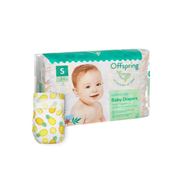 Offspring подгузники размер S (3-6 кг) 48 шт ананасы