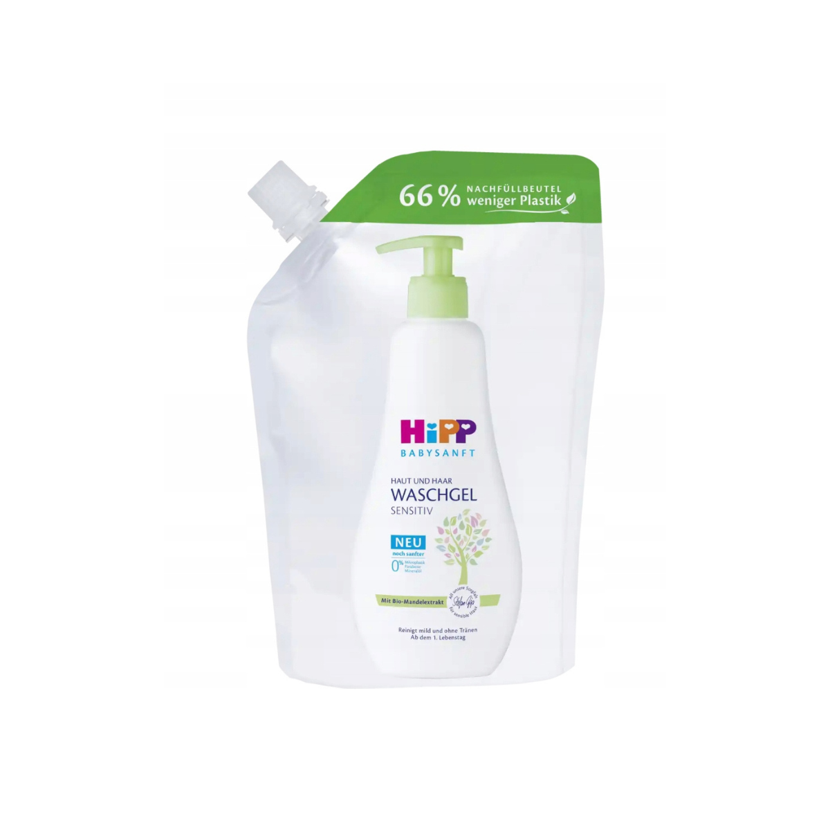 HiPP BabySanft Head to Toe Baby Wash Refill детское мыло 400 мл