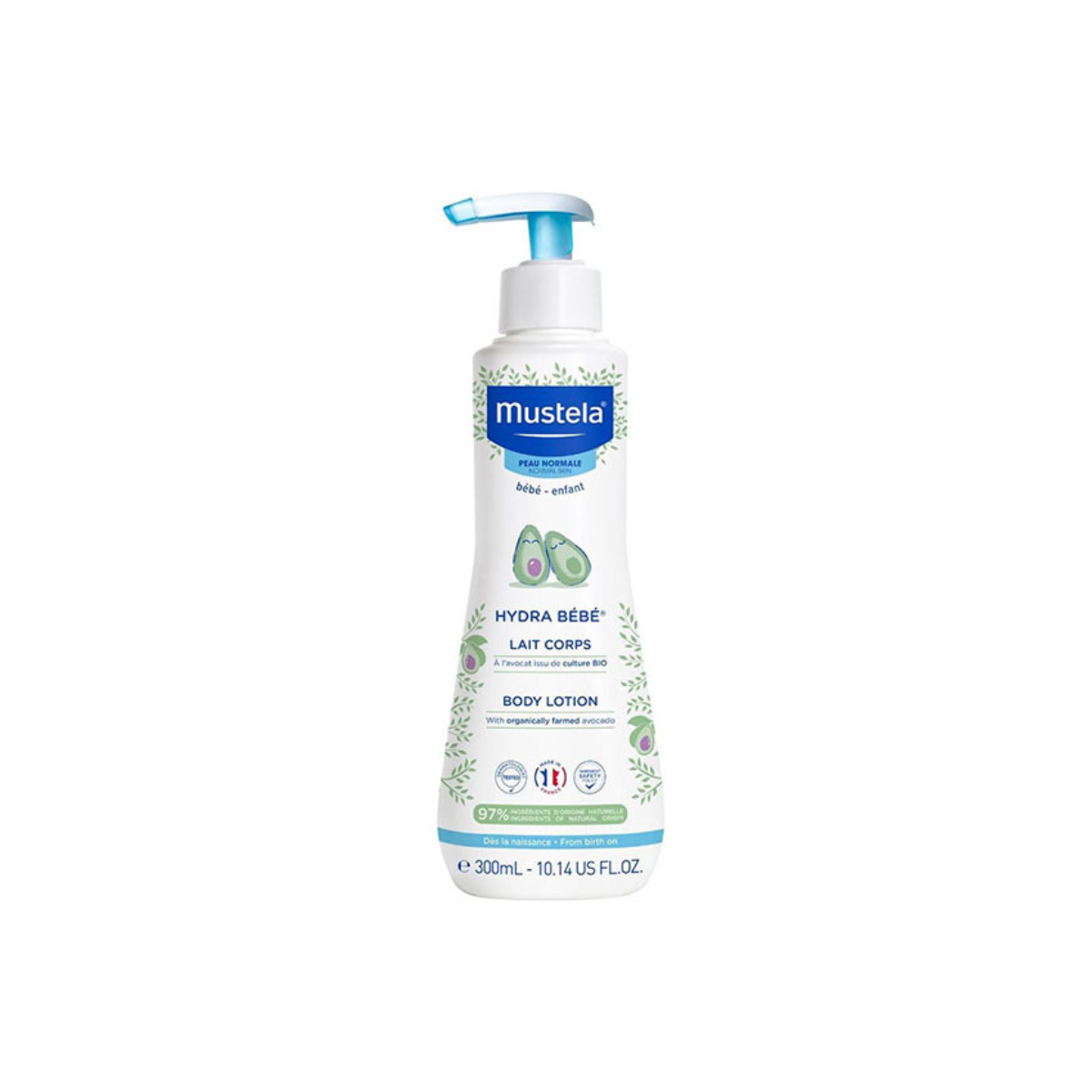 Mustela 2-в-1 нежный шампунь и гель для волос и кожи 300 мл
