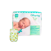 Offspring подгузники NB 2-4 кг 56 шт Авокадо для новорождённых