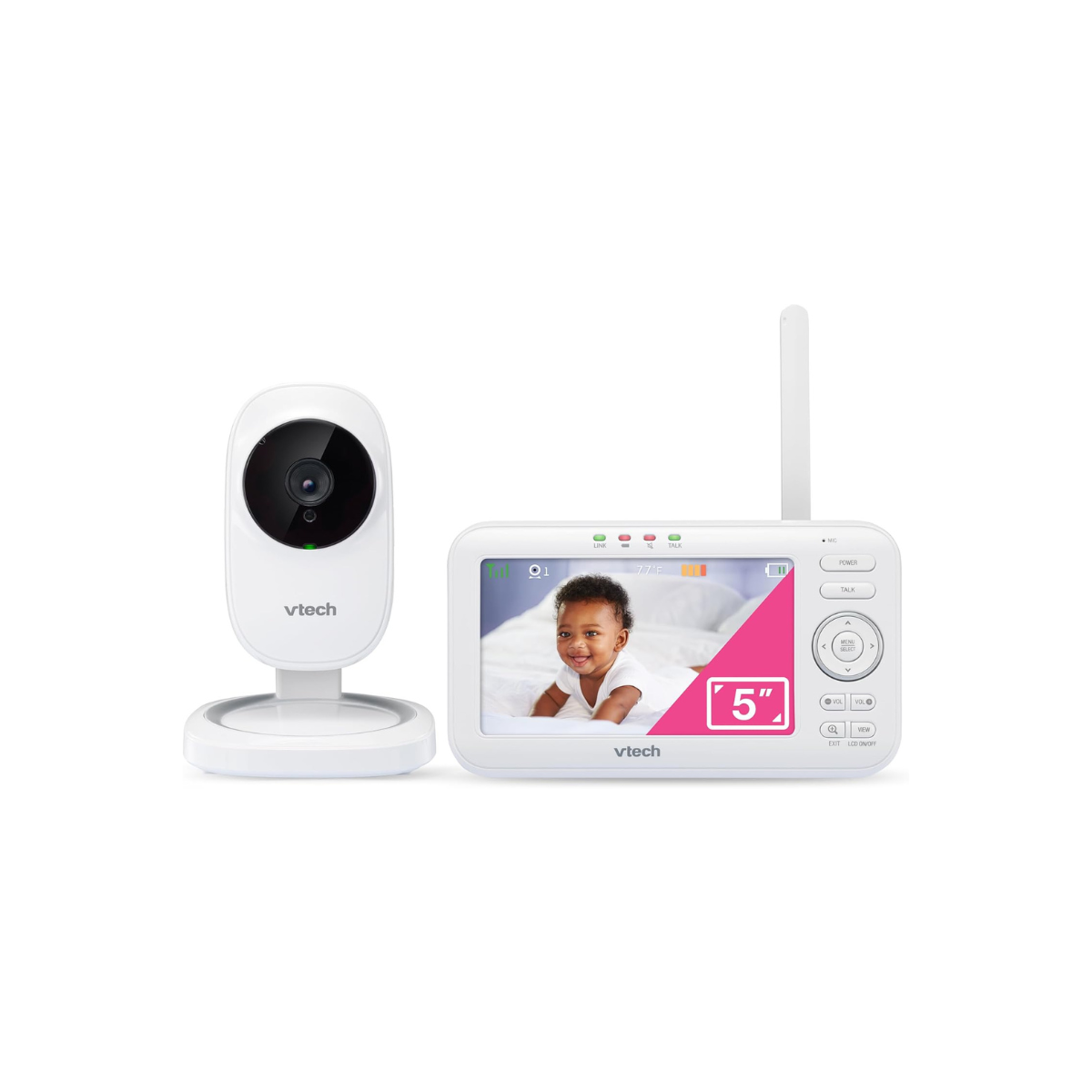 Радионяня VTech 5 с индикатором шума дальность 300 м