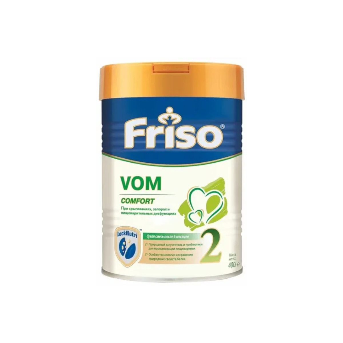 Frisolac Vom 2 молочная смесь 6-12 месяцев 400 г