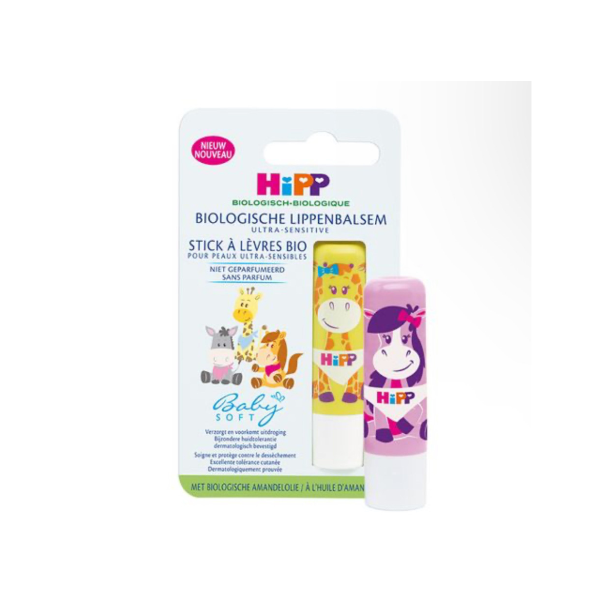 HiPP BABYSANFT Organic Lip Balm детская губная помада органическая