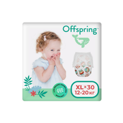 Offspring трусики-подгузники XL 12-20 кг расцветка Совы 30 шт