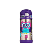 Thermos Funtainer 355 мл термопоильник с трубочкой Сова для детей