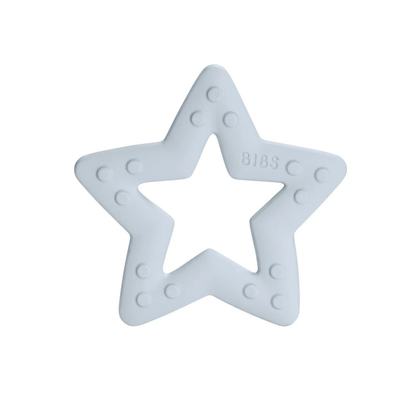 Прорезыватель BIBS Baby Bitie Star голубой для детей 3-12 месяцев