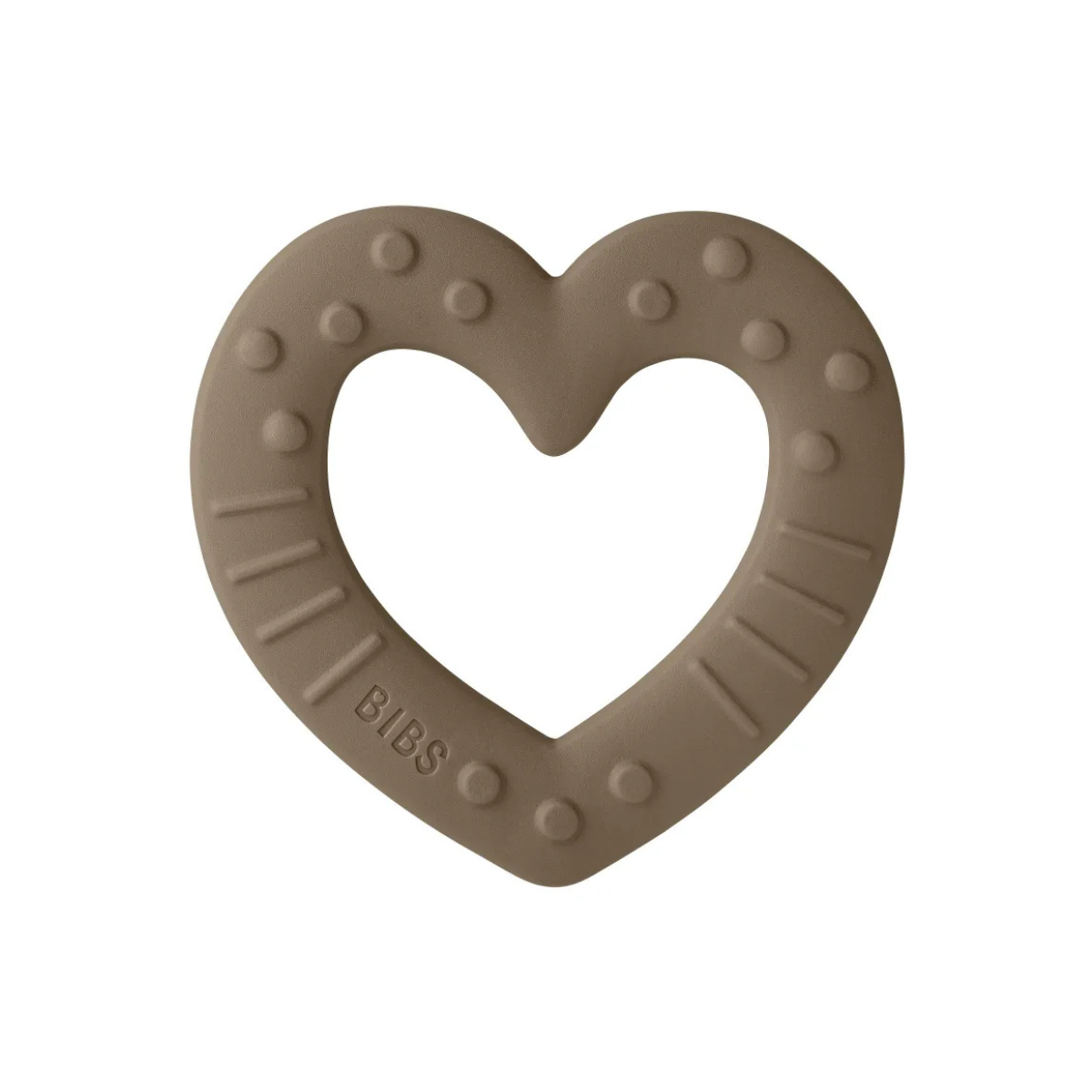 Прорезыватель BIBS Baby Bitie Heart Dark Oak для зубов