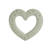 Прорезыватель BIBS Baby Bitie Heart силиконовый шалфей 3+ месяцев