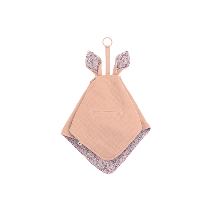 Платочек BIBS x Liberty Cuddle Cloth Kangaroo Eloise Blush 30x30 см
