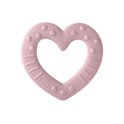 Прорезыватель BIBS Baby Bitie Heart силиконовый Pink Plum 3-12 месяцев