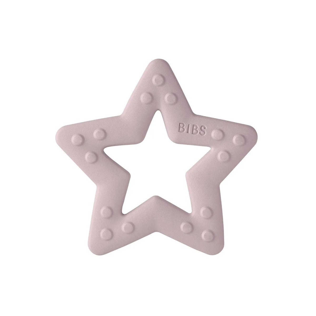 Прорезыватель BIBS Baby Bitie Star силиконовый Pink Plum 3+ месяца