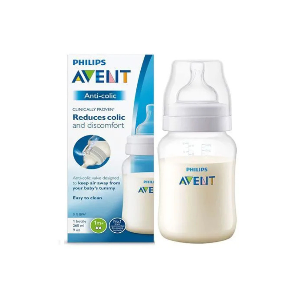 Бутылочка Philips Avent Anti-colic 260 мл для детей от 1 месяца