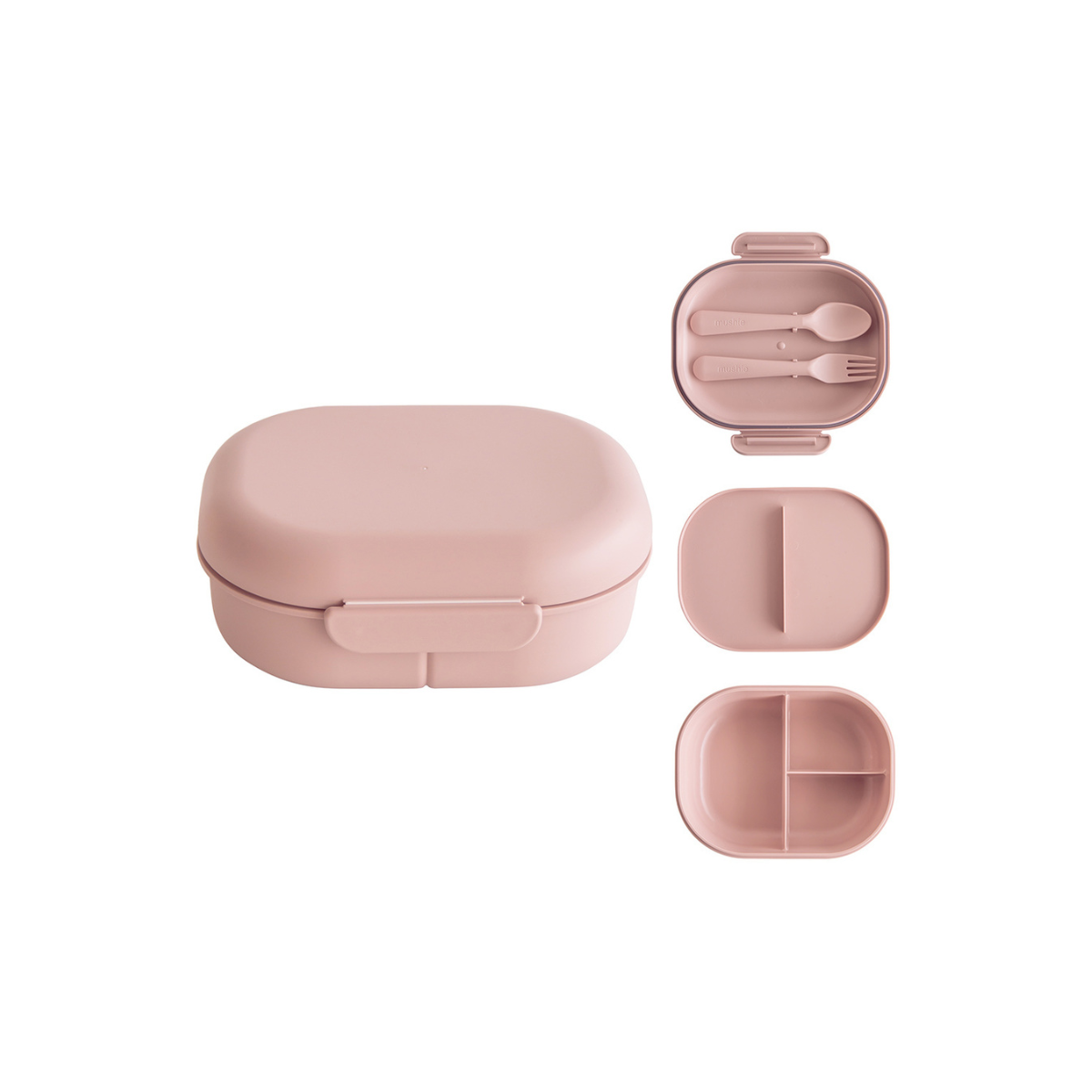 Frigg Mushie Lunchbox Blush ланчбокс для детских перекусов