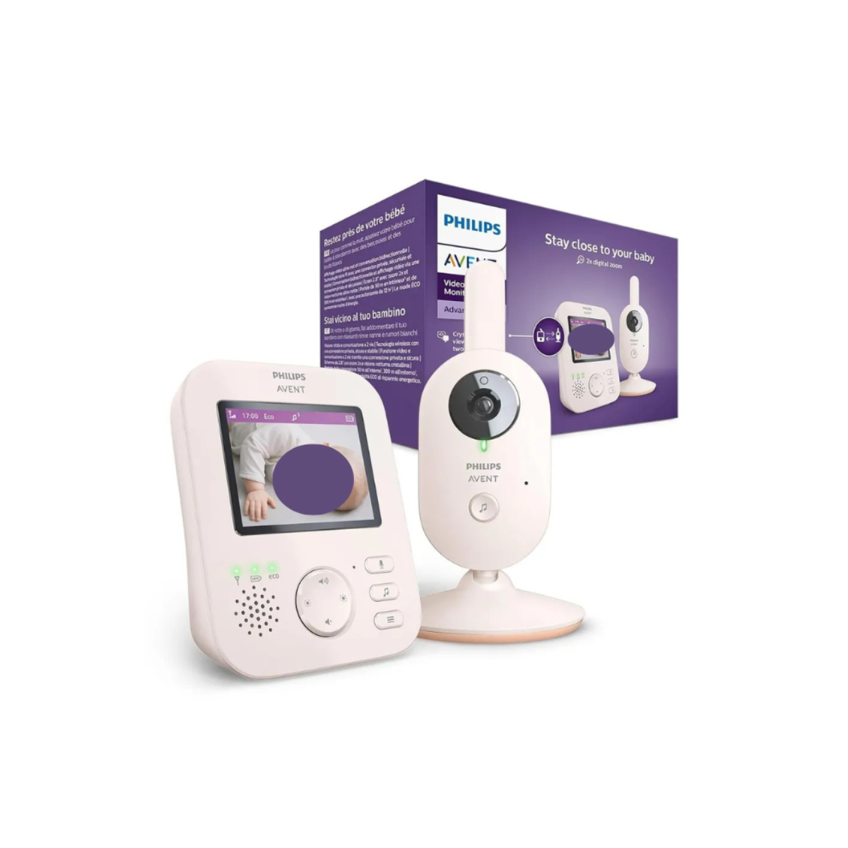 Видеоняня Philips Avent 2.8 ЖК-дисплей 7.2 см с рождения