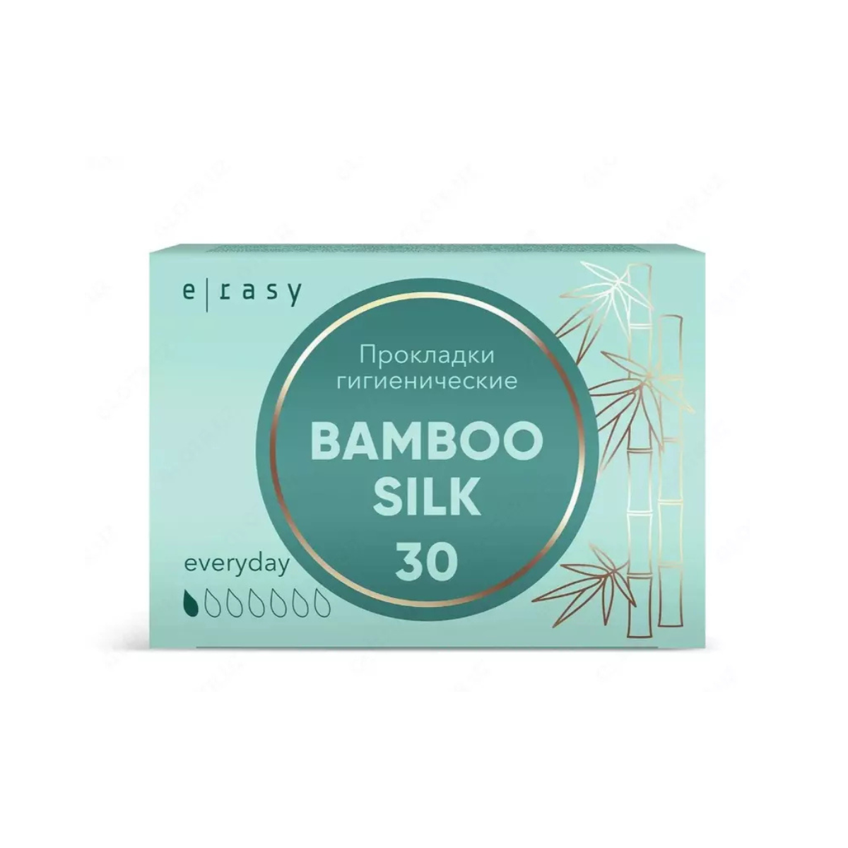 Прокладки E-RASY BAMBOO SILK Everyday 30 шт для груди впитывающие