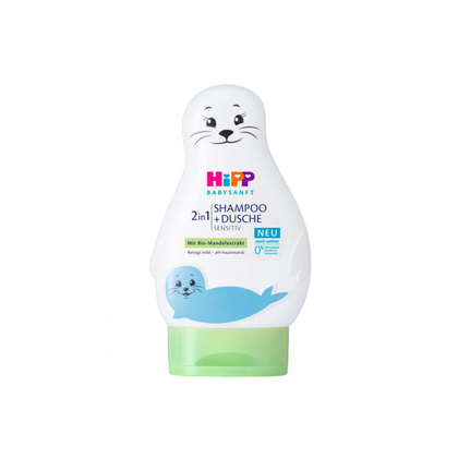 HIPP bolalar shampunu va vanna uchun gel, 200 ml