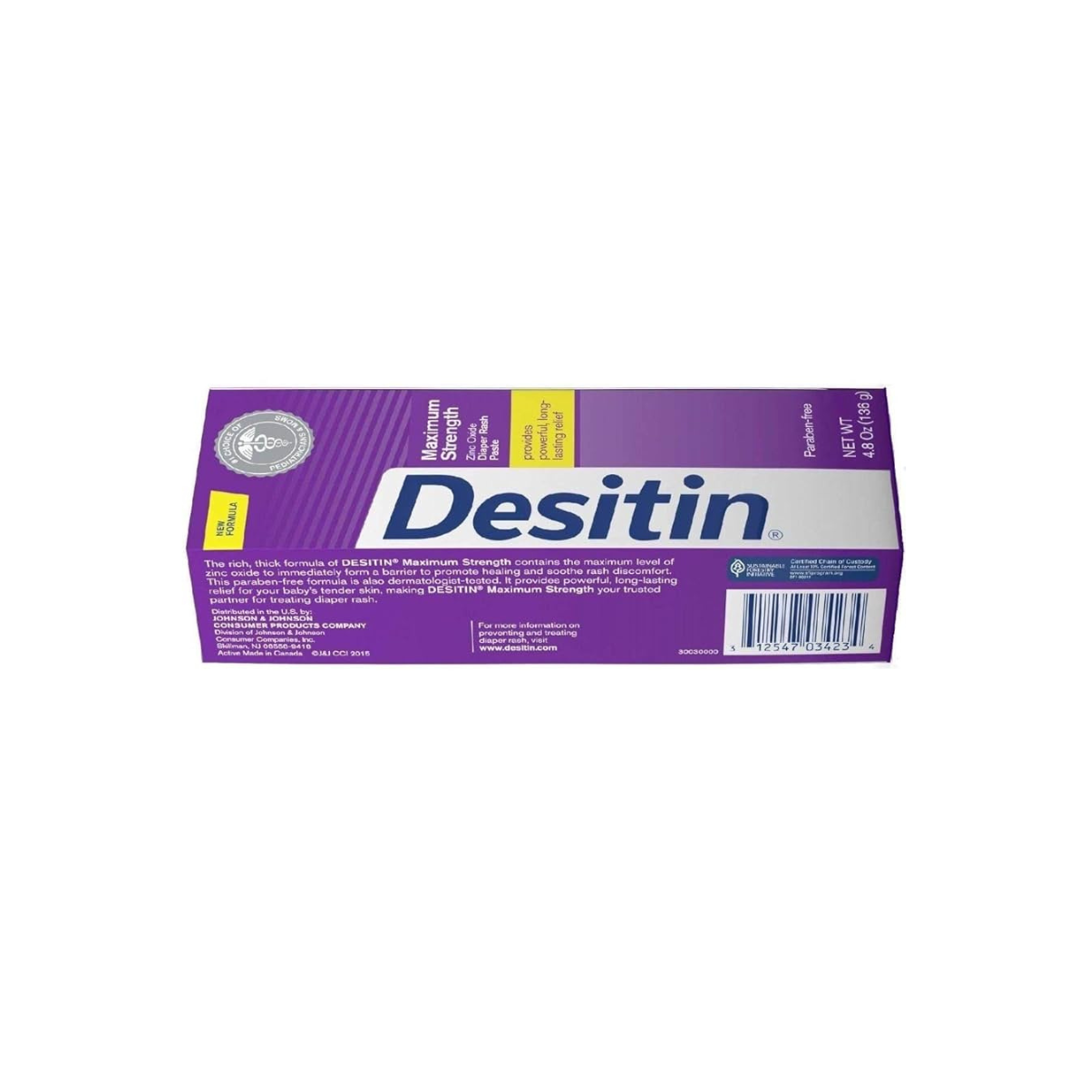 Крем Desitin Maximum защита от опрелостей 136 г оксид цинка