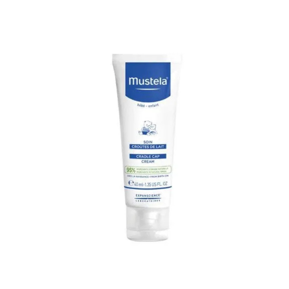 Крем Mustela Stelatopia для волос и кожи головы 40 мл против шелушения
