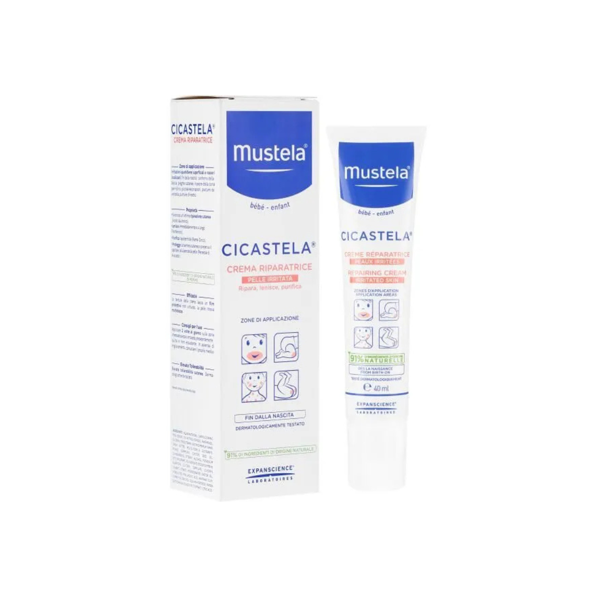 Крем регенерирующий Mustela Cicastela 40 мл для раздражённой кожи